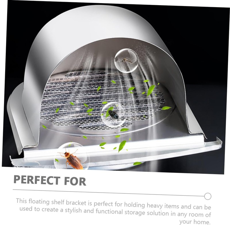 Hohopeti U-Shaped Ventilation Grille Range Hood Vent Cover Outdoor Vent