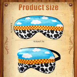 2 Pcs Kids Eye Masks for Sleep, Toy Inspire Game Cartoon Story Sleep Mask Eye Mask with Adjustable Strap Soft & Breathable Sleep Mask Eye Covers for Boys Girls Sleeping Travel Party Supply