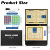 PARWART Magnetic Basketball Clipboard Dry Erase, with a Marker, Eraser,