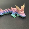 Tumbler Straw Buddy Dragon Guardian Straw Figurine 3D Printed:_Ice