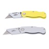 2 Pcs Folding Utility Knife Aluminum Alloy Industrial Grade Outdoor