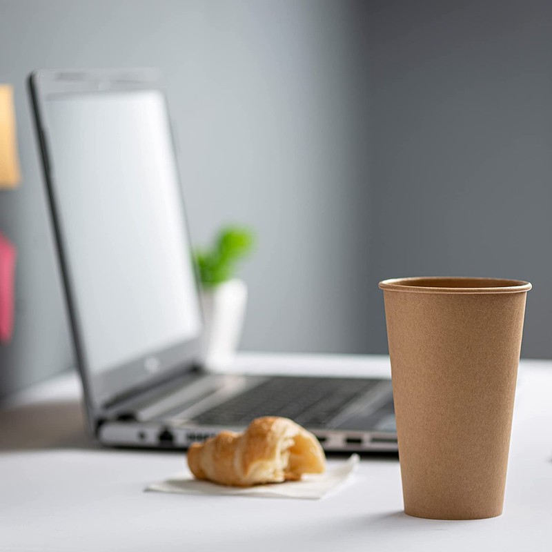 DeinPack Environmentally Friendly Coffee Cups Pack of 200 Paper Cups
