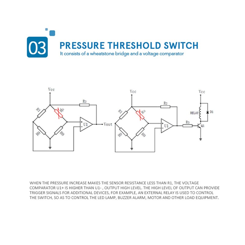 HilBeliFU RP S40 ST Force Sensor, High Sensitiveness Force Sensitive