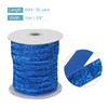 MECCANIXITY Metallic Glitter Velvet Ribbon 3/8 Inch x 50 Yard