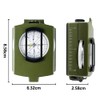 Gvolatee Compass Military Marching Compass with Bag for Camping, Hiking,