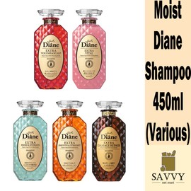 Moist Diane Scalp Smooth Straight/Damage Repair/Fresh Hydrating/Moist Shine/Volume Shampoo/Hair Treatment Shampoo 450m