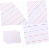 CAXUSD 30Pcs Dry Erase Sentence Strips for Teachers Ruled Cardstock