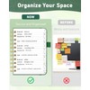 WEMATE Spiral Password Book with Alphabetical Tabs, Small, for Seniors,