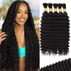 SUNNGIRL Human Braiding Hair for Boho Braids 160g 5 Bundles/Pack