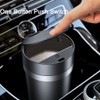 TOTMOX Waterproof Car Garbage Can, Car Trash Can w/Lid Leak-Proof