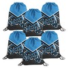 6 Pcs Cheer Drawstring Backpack Cheerleading Drawstring Bag Cheer Accessories