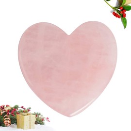 Healifty Guasha Board Scraping Massage Tools Natural Jade Scraping Board for Salon Spa(Heart Shape)