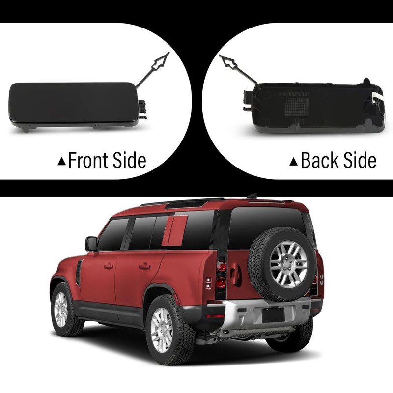 G-PLUS Rear Left Bumper Tow Hook Eye Cover Cap Compatible