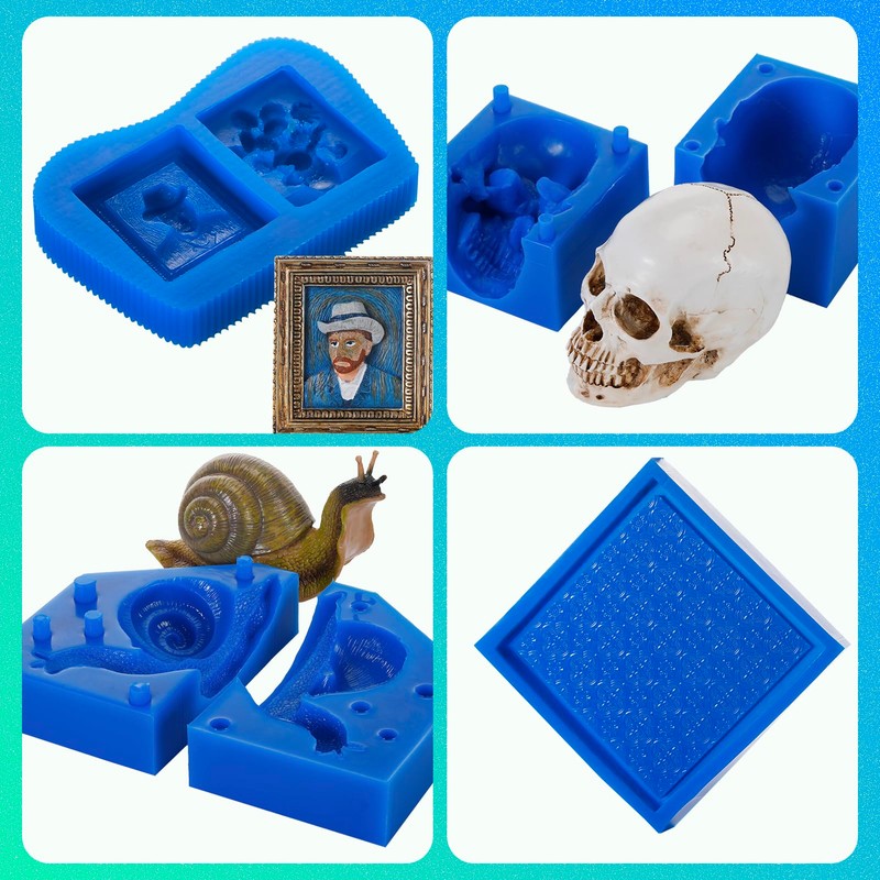 BBDINO Silicone Mold Making Kit, Liquid Silicone for Molds Making