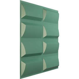 Ekena Millwork 19 5/8"W x 19 5/8"H Robin EnduraWall Decorative 3D Wall Panel, Sea Mist (Covers 2.67 Sq. Ft.