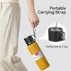 GENDLTHIJ Stainless Steel Insulated Tea Infuser Bottle, Vacuum Insulated Water
