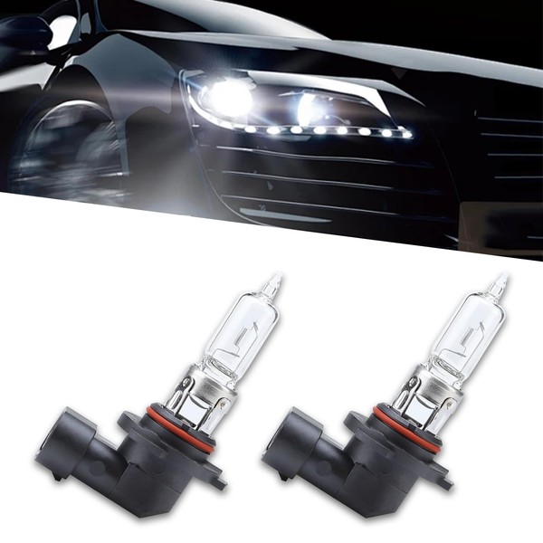 Vowbrew 2 PCS Car 9005-55W Front Lighting Bulb, Quartz Glass