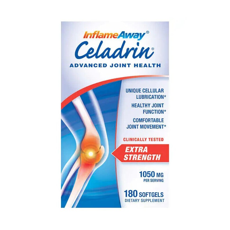 Celadrin Advanced Joint Health 1050 mg., 180 Softgels Promotes Healthy