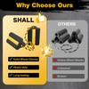 SHALL Wheel Chocks, Heavy Duty Rubber Wheel Chocks with 3