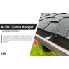 Hidden Gutter Hangers 5 Inch with a Pre-Inserted Rust Resistant