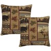 DATANSEN Set of 2 Square 18x18 inch Pillow Covers Decorative