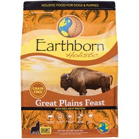 Earthborn Holistic Great Plains Feast Grain-Free Natural Dry Dog Food, 12.5 lb