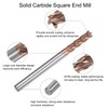 QUARKZMAN 5 Pieces 6 mm Diameter 6 mm Shank Square