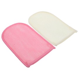 TOVINANNA 2pcs Bath Towel Exfoliating Washcloth Exfoliating Gloves for Body Bath Glove Scrub Gloves Exfoliating Wash Gloves for Shower Scrubbing Gloves for Body Hand Scrub Glove Shower Glove