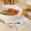 JEETEE Removable Handle Cream White, Handle for Detachable Cookware Set,