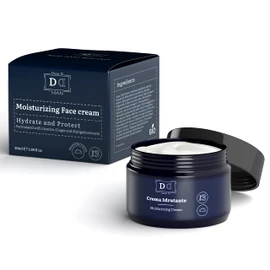 Dear D Moisturising Cream for Men, Anti-Acne and Relaxing, Face Cream for Men, Ideal for Dry and Sensitive Skin, Travel Size Face Cream 50 ml