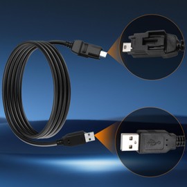 FUSCH USB Cable Compatible with Nexiq USB Link 2 3, Compatible with Cummins Inline 7 and Standard USB Computer Port Replace#: 404032