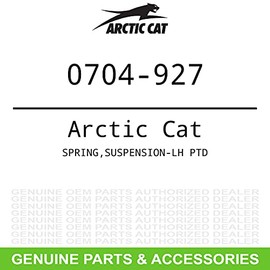 Arctic Cat 0704-927 SPRING,SUSPENSION-LH PTD BLK
