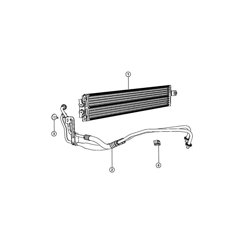 Mopar 05058935AB COOLER TRANSMISSION OIL