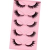 WALWAL Fox Fake Eyelash, Natural Curl Fake 3D Volume Mink