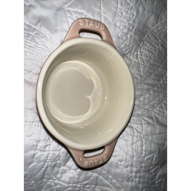 Staub New STAUB Mini La Cocotte Light Pink Ceramic Casserole