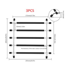 JJWNMLL trivets for kitchen worktops - 3pcs black kitchen worktop protector trivets for hot pans kitchen worktops protector with anti slip base