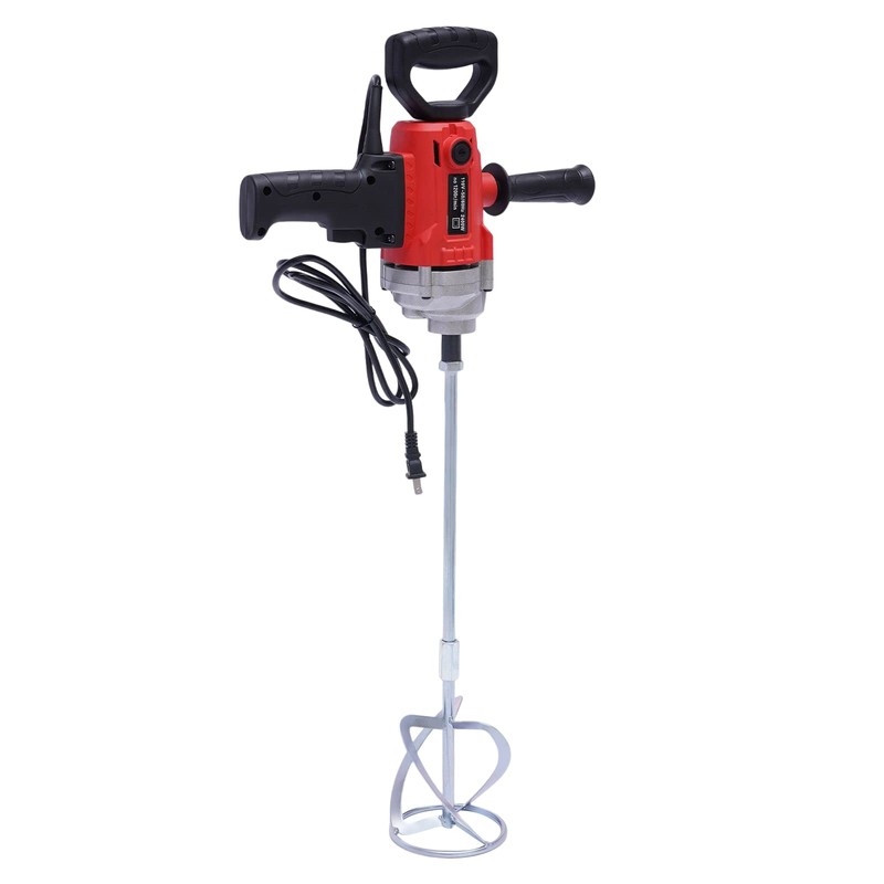 BJTDLLX Drill Mixer Set with 2 Mixing Paddles, 2400W 1200rpm