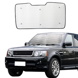 Windshield Sun Shade Compatible with Land Rover Range Rover Sport 2005-2013， Front Window Sun Shade UV Rays Sun Visor Protector Keep Your Vehicle Cool (05-13（1 Piece）)
