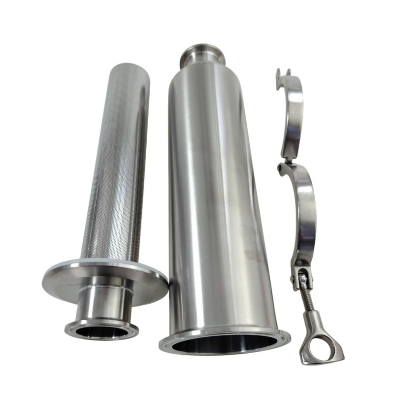 1.5" Tri Clamp Straight Wort Strainer