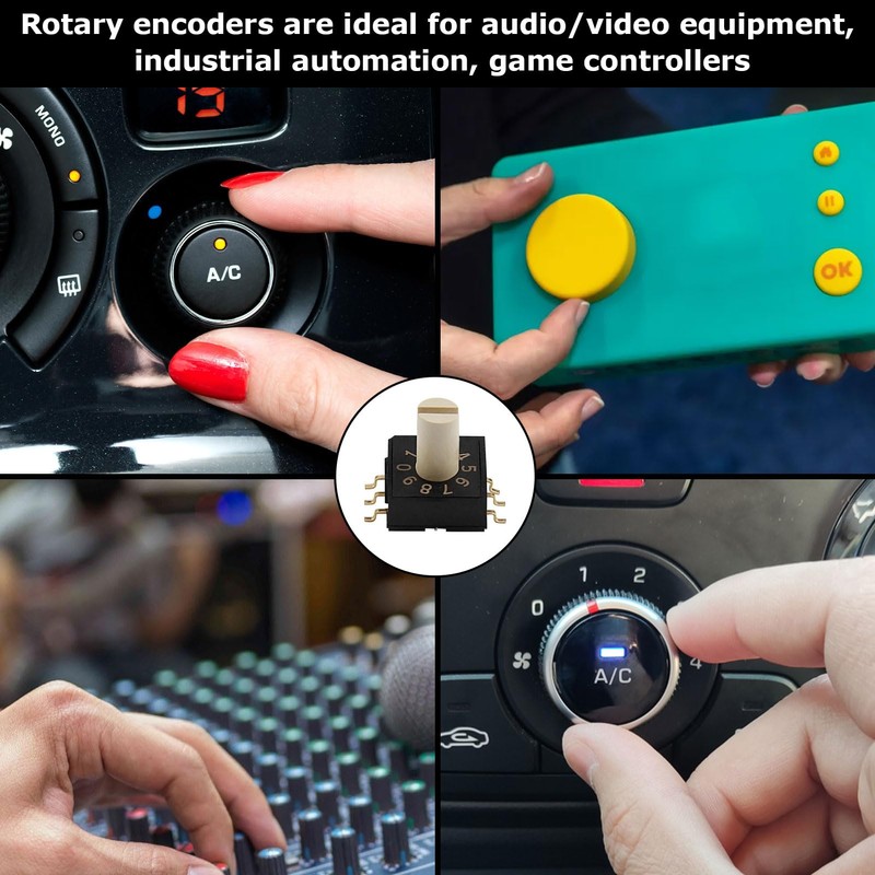 ZFRITP 1 Piece Switch Rm3haf-10 Rotary Encoder Switch with Handle