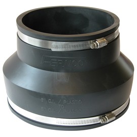 Fernco 1056-86 Flexible Pipe Coupling 8” CI/Plastic/Steel to 6” CI/Plastic/Steel