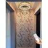 Flashing God Dia 12" Crystal Mini Chandelier Crystal Gold Ceiling