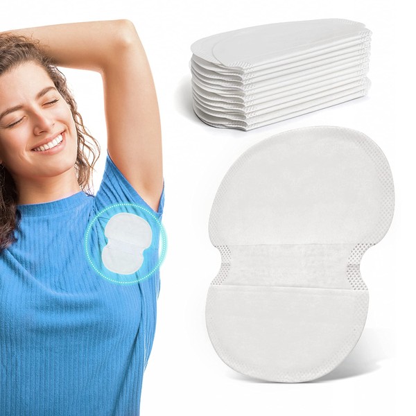 Underarm Sweat Pads,Aoeoun Armpit Sweat Pads for Women and Men [100 Packs],Disposable Underarm Pads for Sweating Women,Comfortable Unflavored, Non Visible