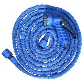 Riegolux 795229 Expandable Hose with Gun, Blue, 5-15 m