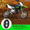 XIKOBY 12'' Wheel & 80/100-12 3.00-12 80x100x12 Rear Dirt Bike