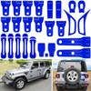 26PCS Full Set Exterior Decoration Trim Kit for Jeep Wrangler