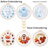Louise Maelys 3 Set Animal Embroidery Kits for Beginners with
