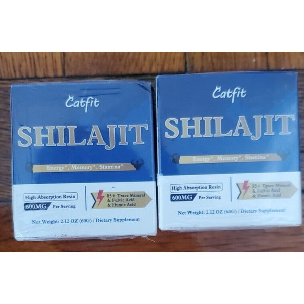 Ajoblanco Shilajit 600mg High Absorption Resin. Energy , Memory ,
