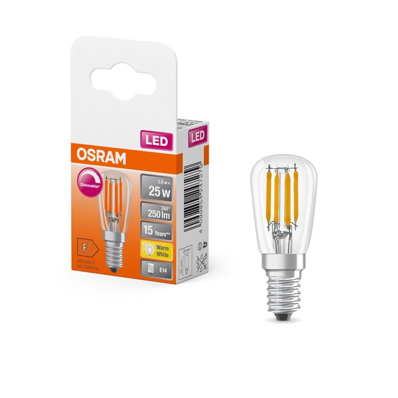 Osram LED Special LED Lamp Teardrop Shape, Clear, Multicoloured, 2.8