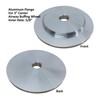 3" Aluminum Safety Flanges Kit for Airway Buffing Wheels, for